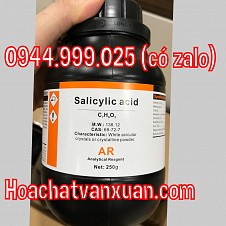 Hóa chất Salicylic acid, axit salicylic BHA CAS: 69-72-7 C7H6O3 xilong trung quốc lọ 250g